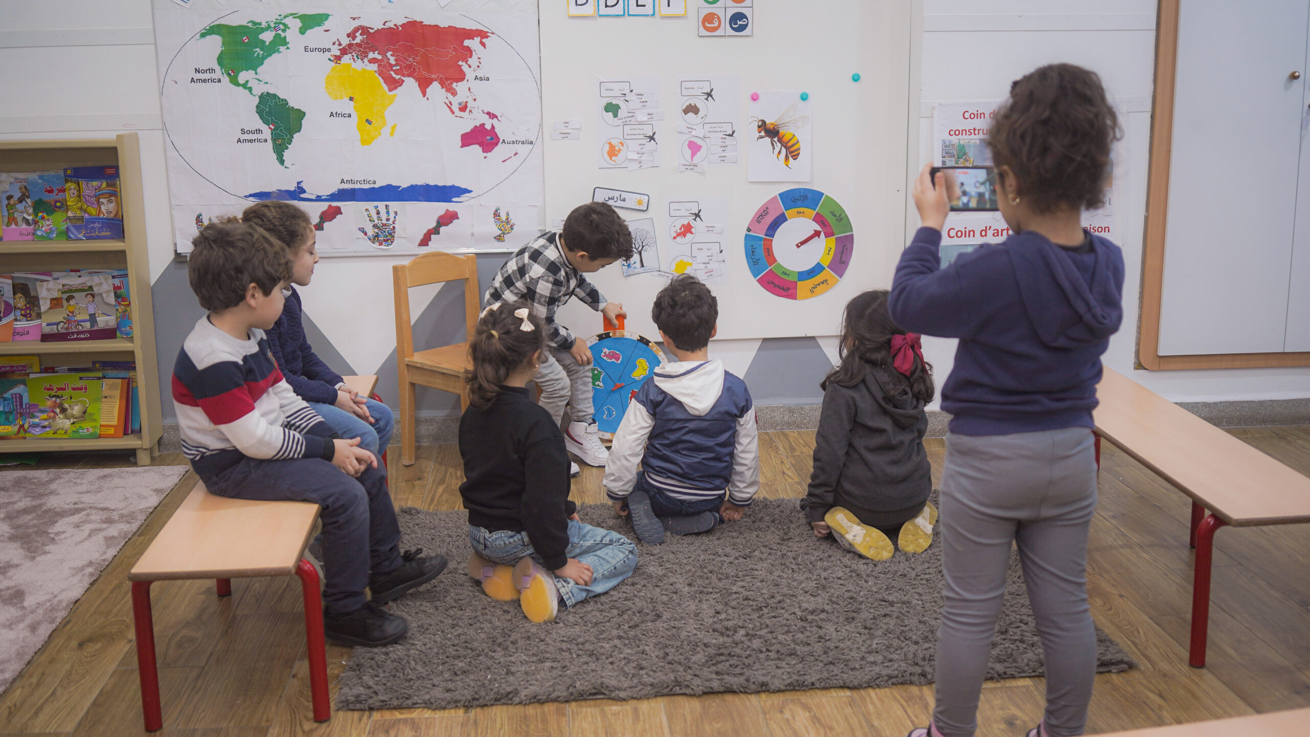 Children learning through play and collaboration in Finland