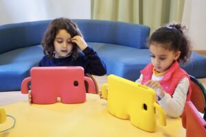 Child developing critical thinking and creativity for future skills. 