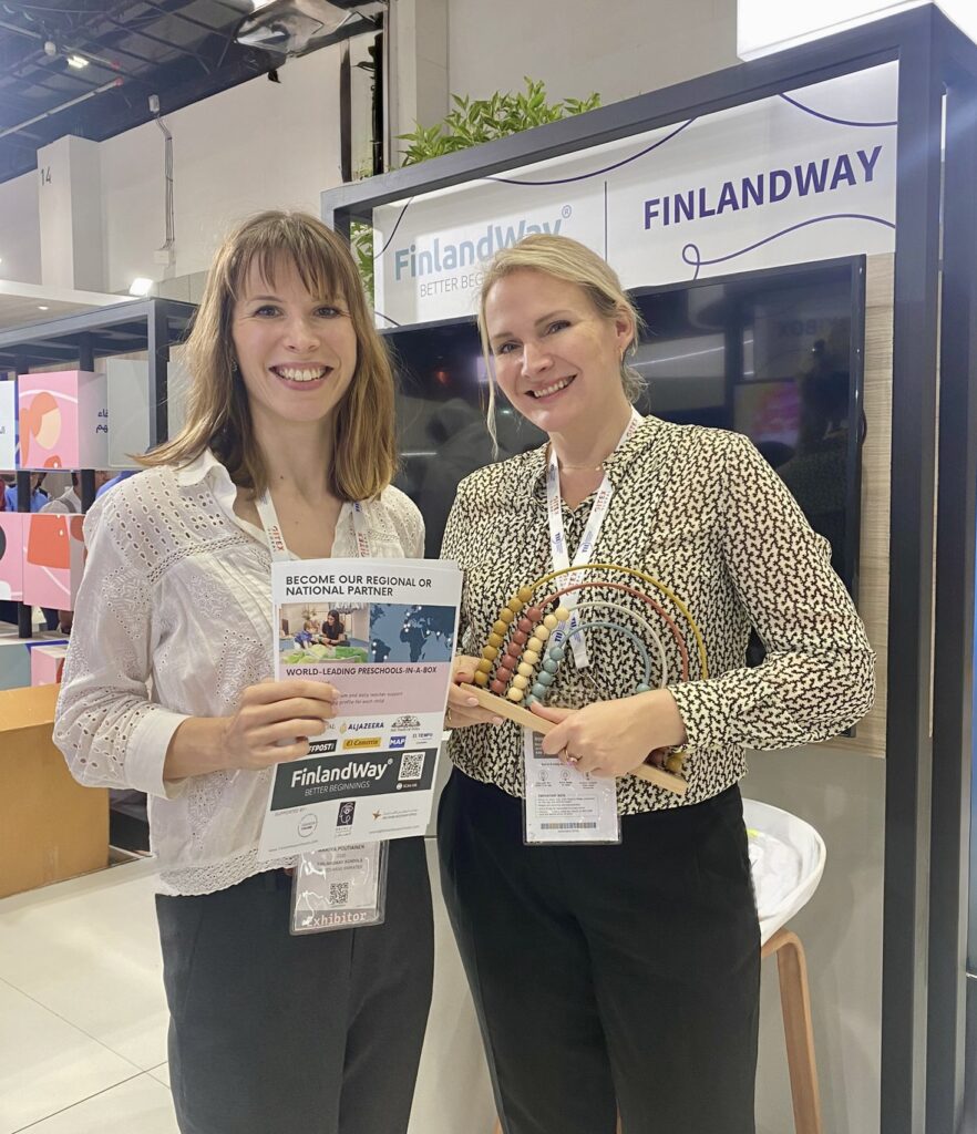 FinlandWay team in an exhibition in Dubai