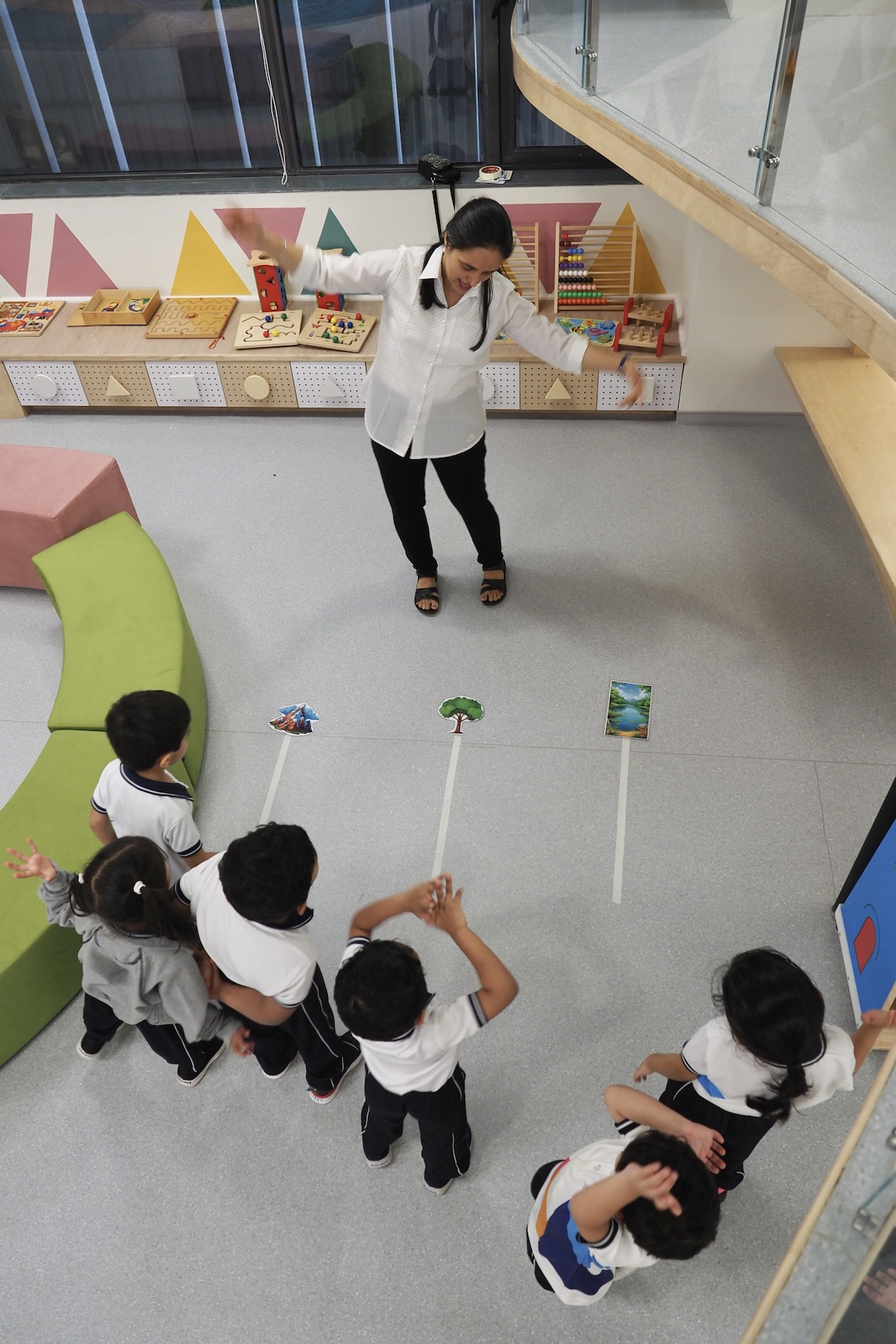 Preschool franchise teachers supporting holistic child development in India