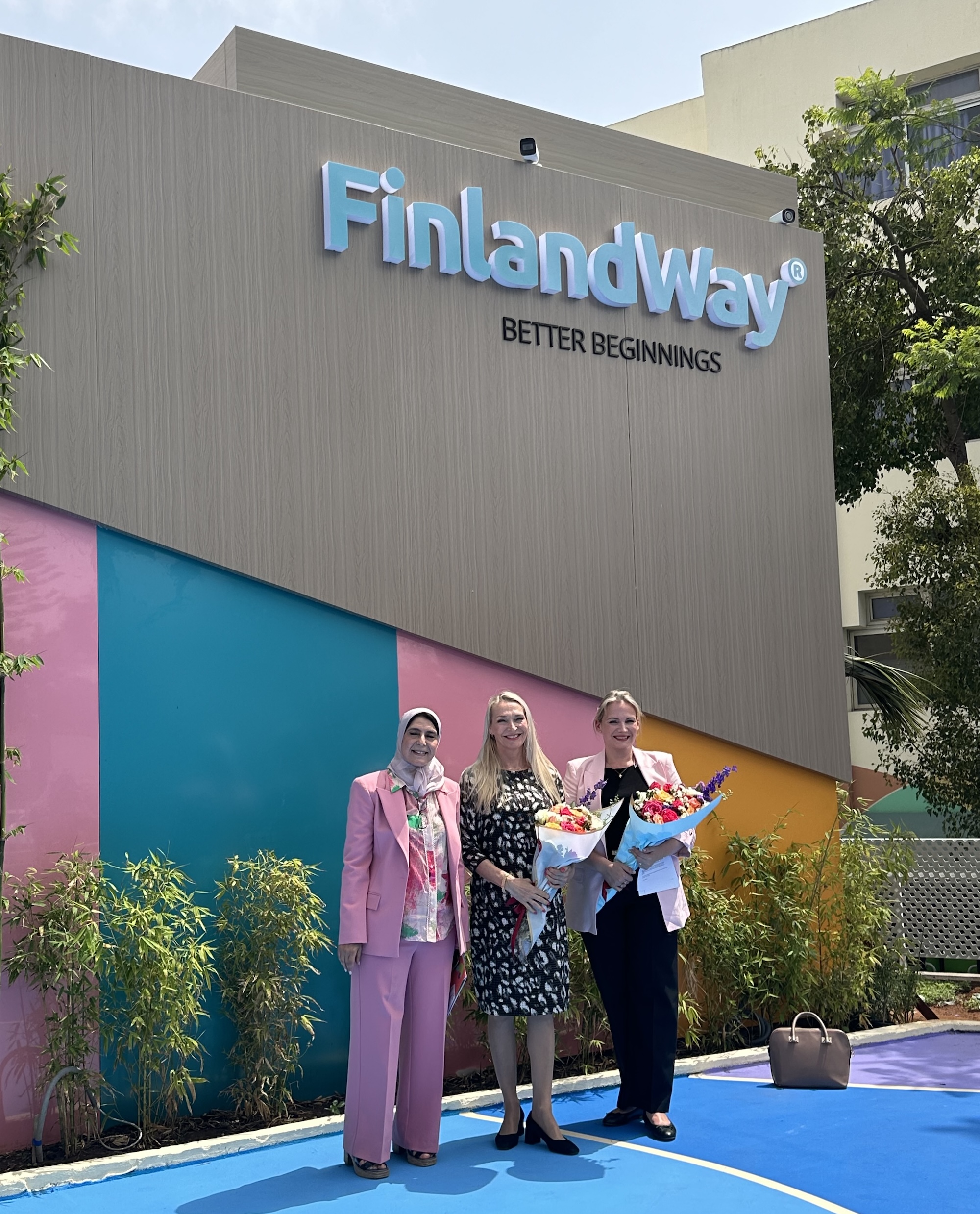 School principal in a modern FinlandWay®-inspired learning environment after curriculum transition