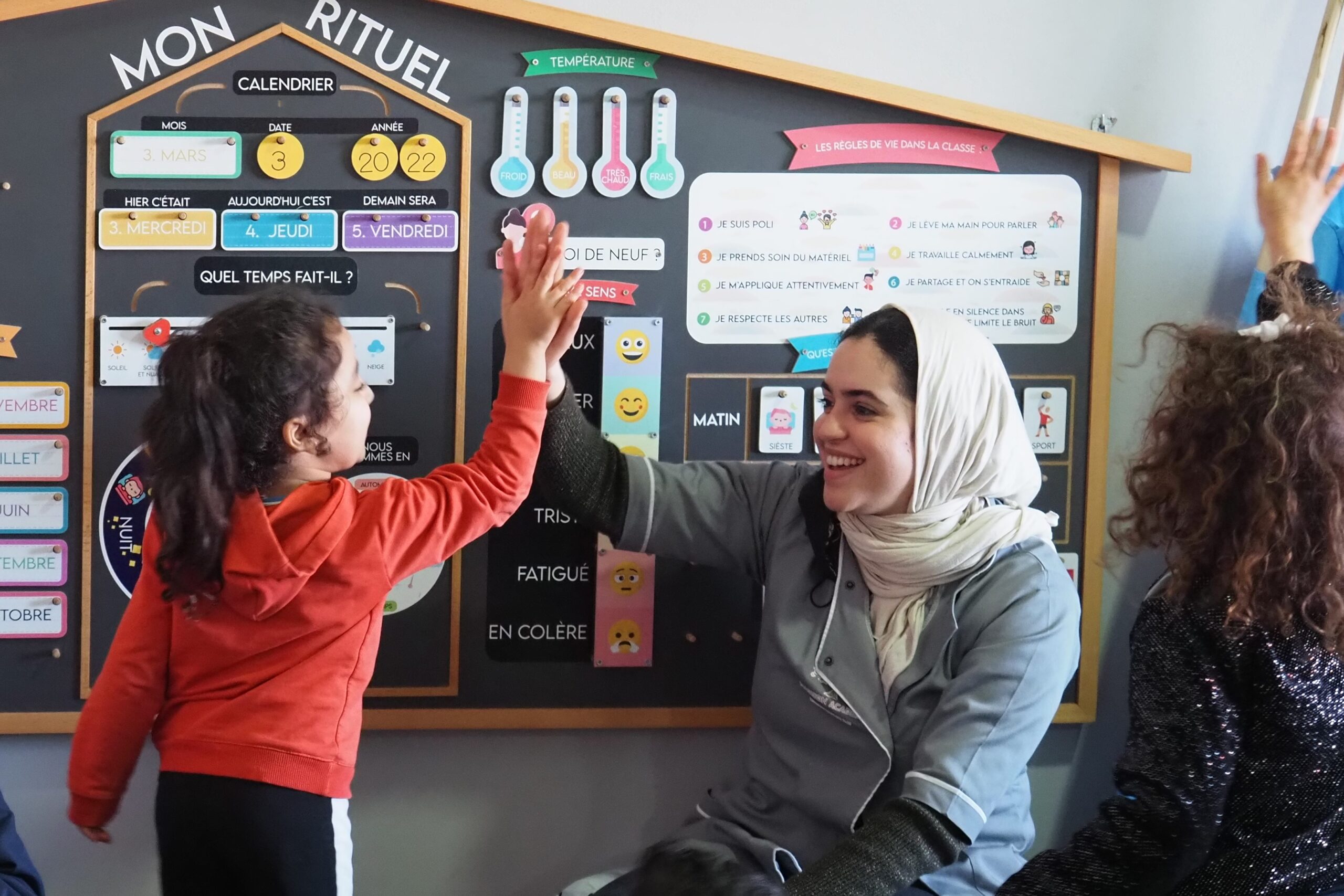 Positive pedagogy school differentiator — FinlandWay® teacher-child relationship at the end of the day